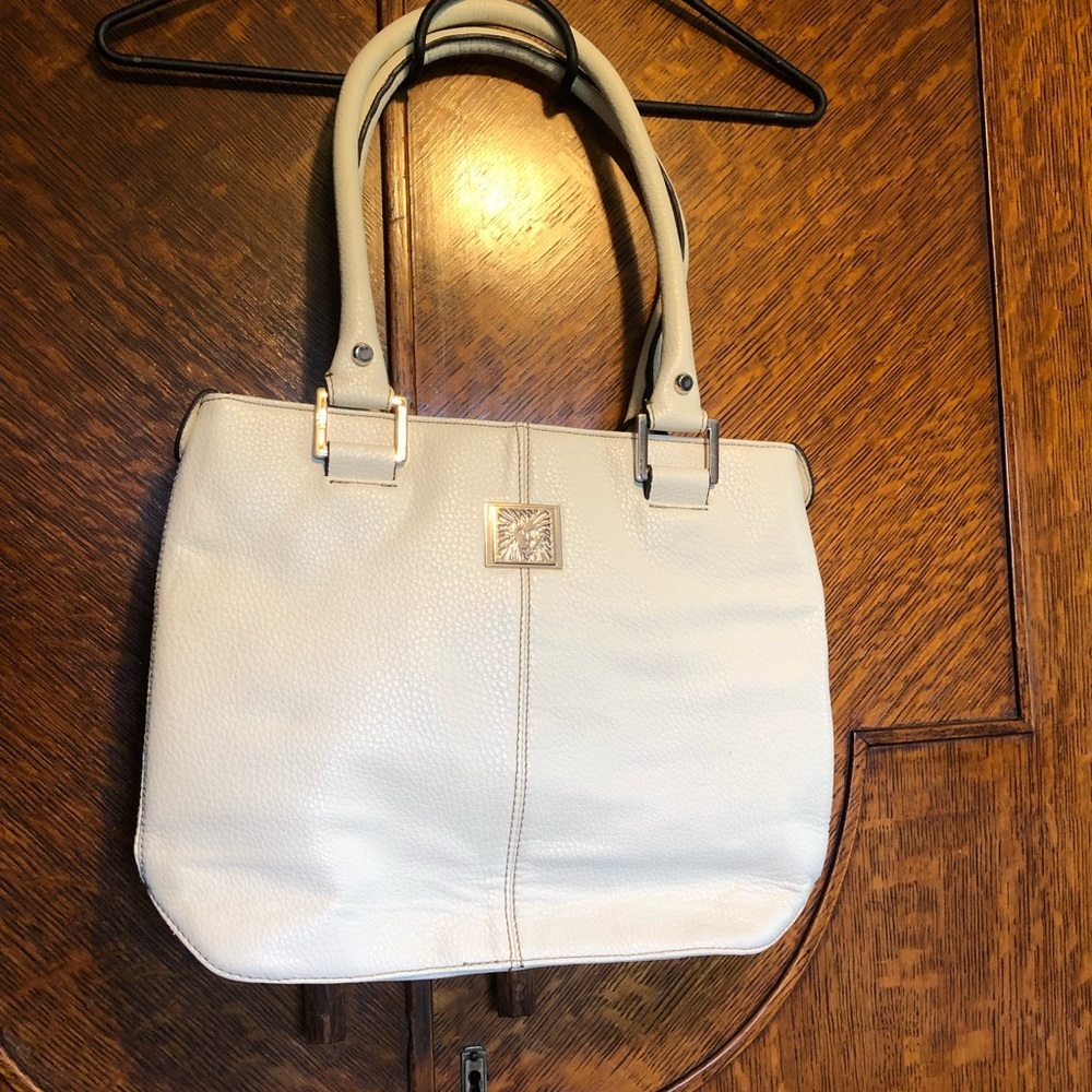 Cream Anne Klein Purse